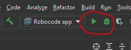 Run Robocode app from IntelliJ